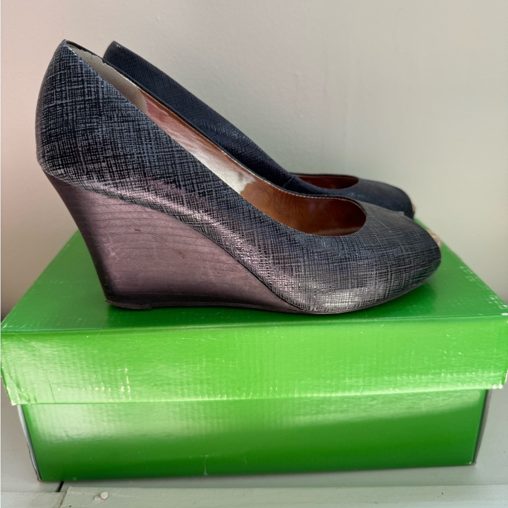 Lilly Pulitzer Resort Chic Wedge in Resort Navy